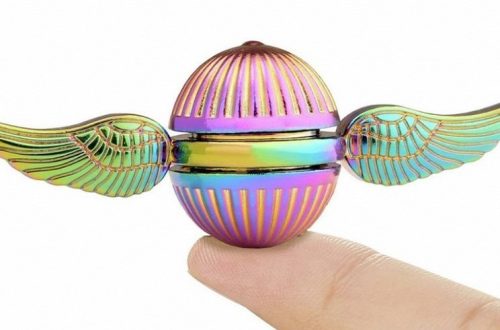 golden snitch fidget spinner