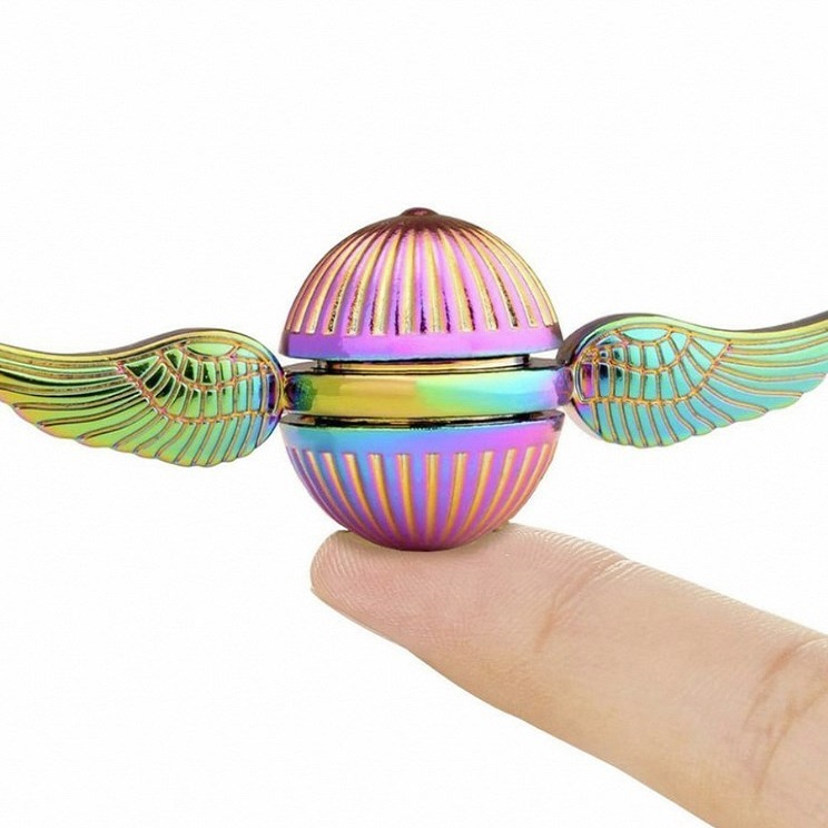 golden snitch fidget spinner