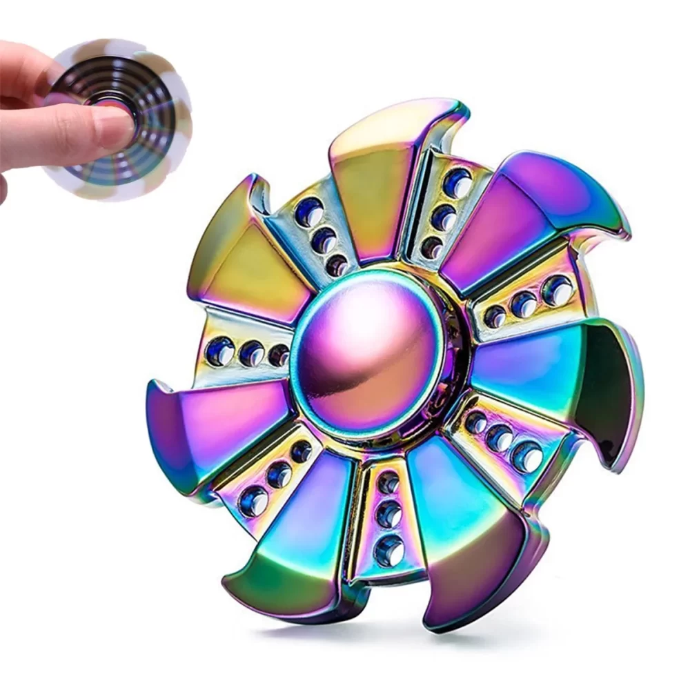 rainbow fidget spinners