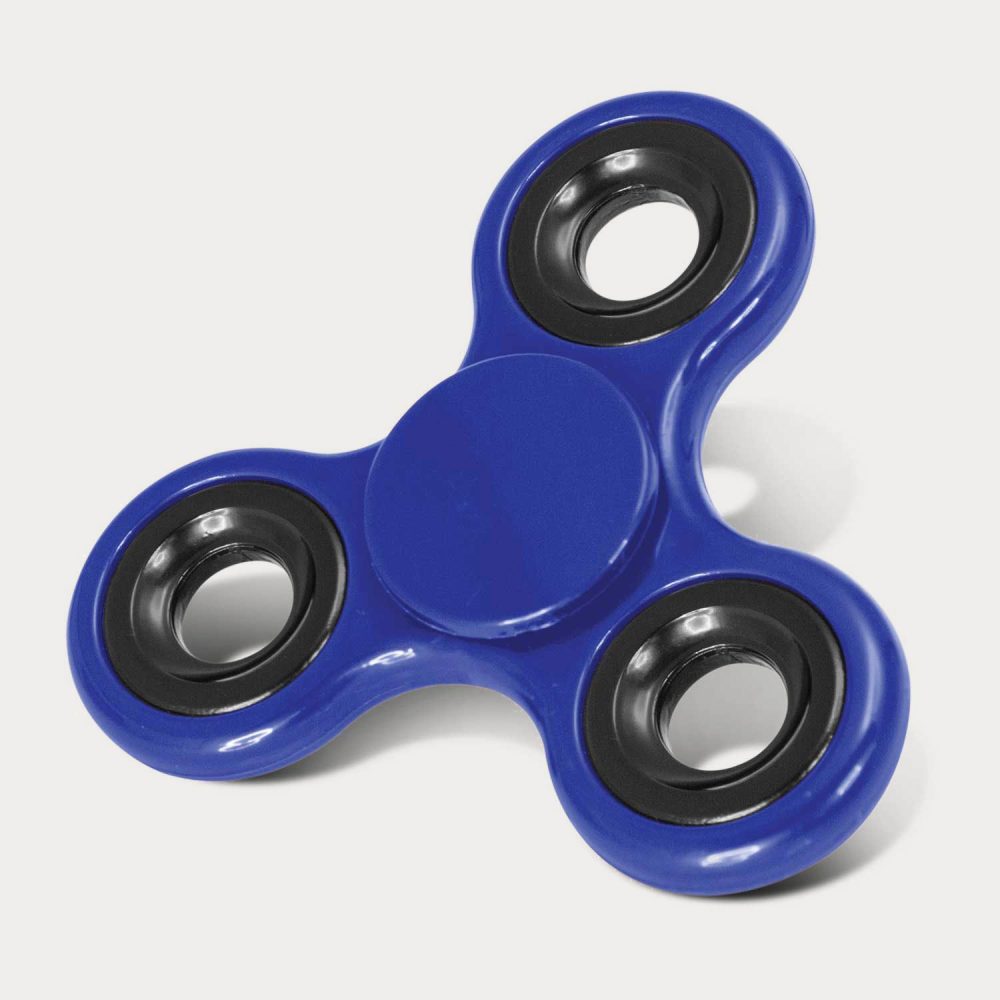 Blue fidget spinner