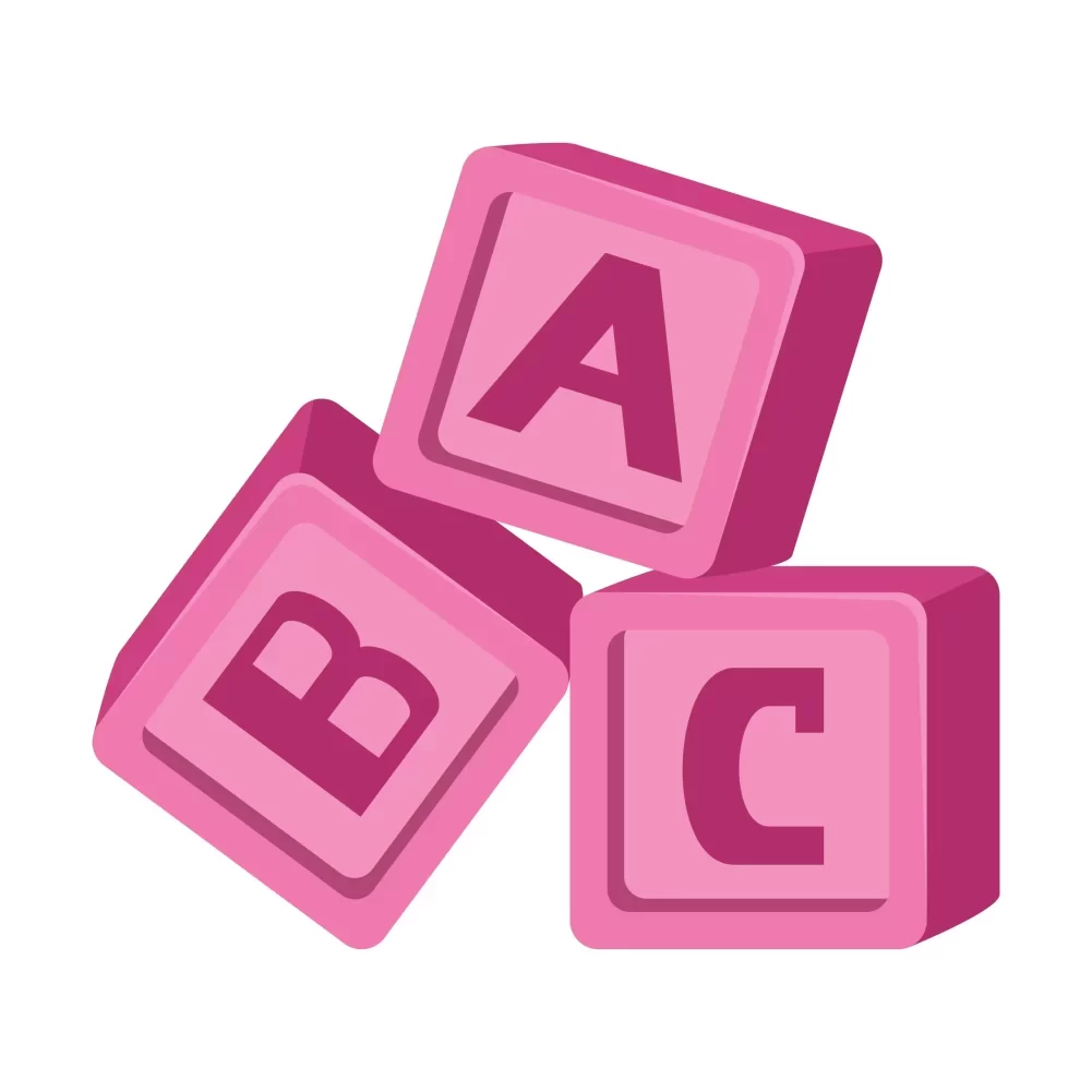 ABC block illustrations