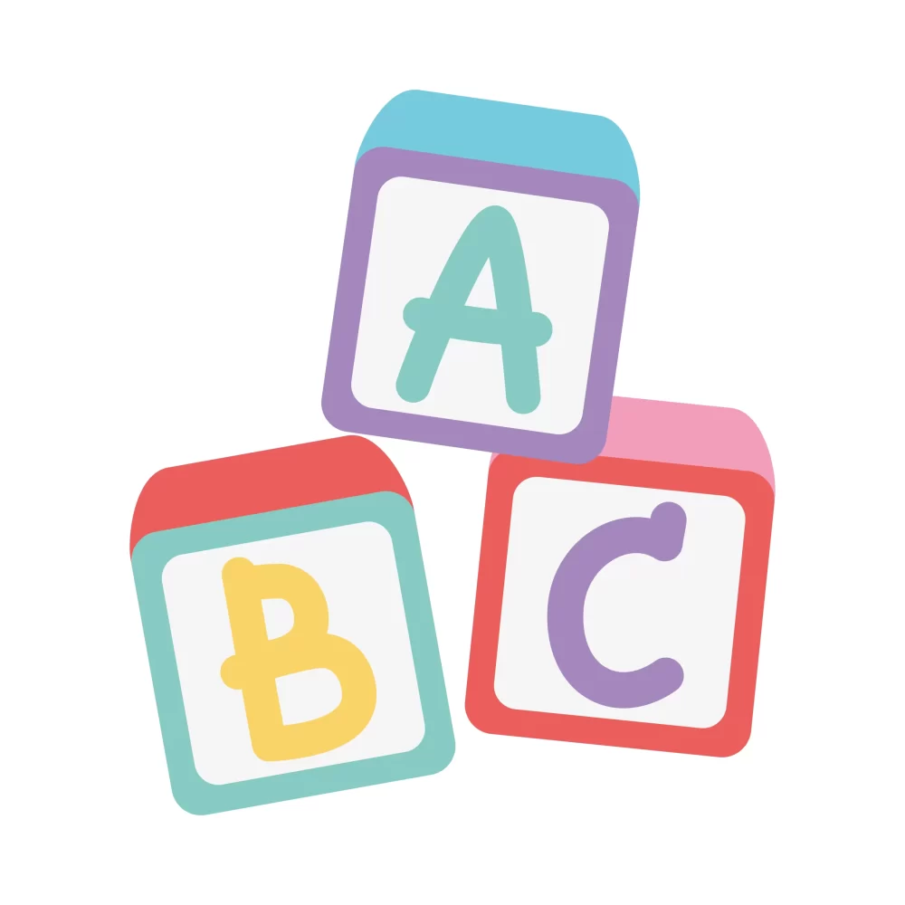 ABC block illustrations