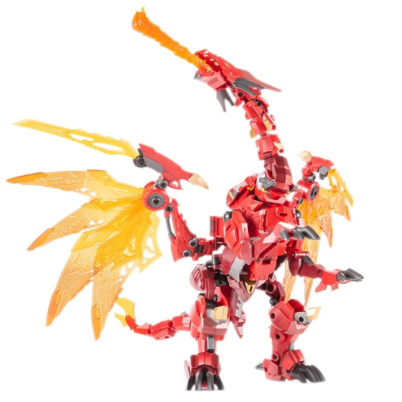 Robotic dragon figure