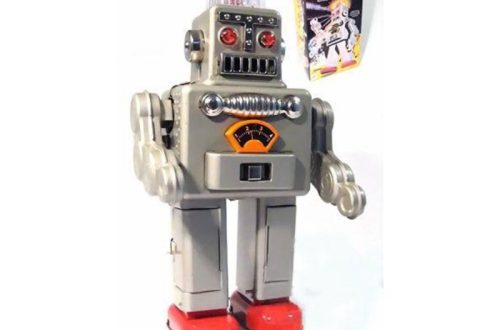 Robot toys from the 70s