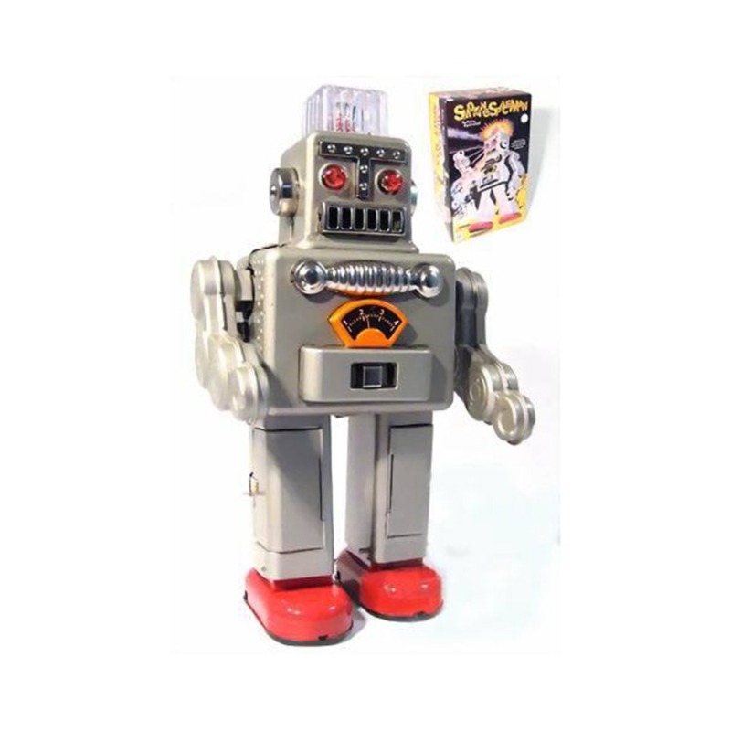 Robot toys from the 70s