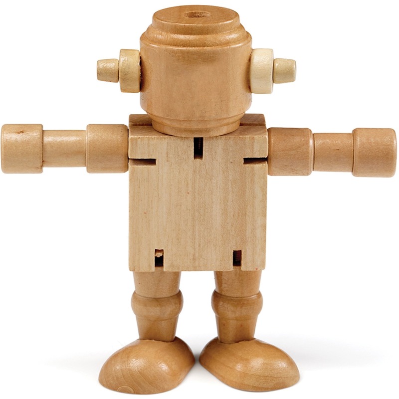 Wooden robot kits